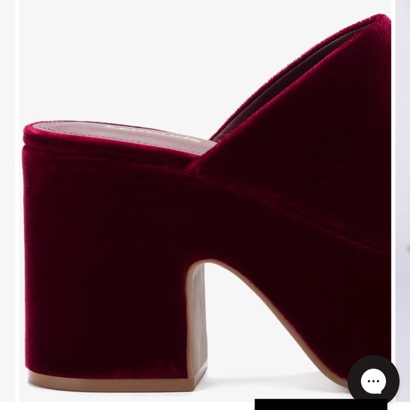 Larroude Miso deepsea velvet clogs - size 8 never worn! - Picture 6 of 13